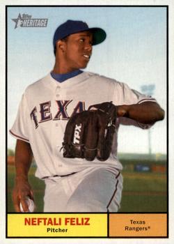 2010 Topps Heritage #459 Neftali Feliz Front