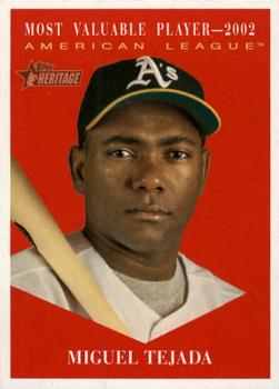2010 Topps Heritage #473 Miguel Tejada Front