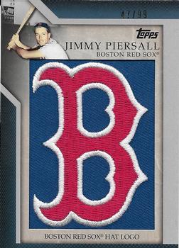 2010 Topps - Manufactured Hat Logo Patch #MHR-71 Jimmy Piersall Front