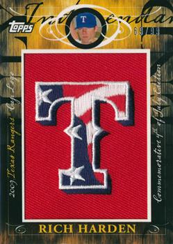 2010 Topps - Manufactured Hat Logo Patch #MHR-332 Rich Harden Front