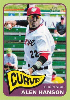 2014 Topps Heritage Minor League - Lime Green Border #8 Alen Hanson Front