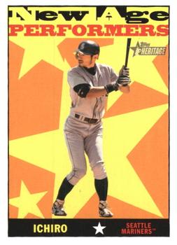 2010 Topps Heritage - New Age Performers #NAP7 Ichiro Suzuki Front