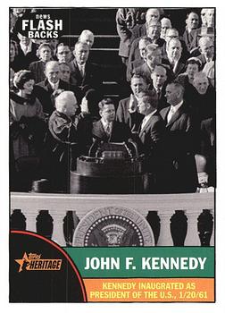 2010 Topps Heritage - News Flashbacks #NF2 John F. Kennedy Front