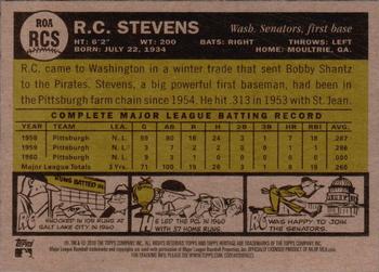 2010 Topps Heritage - Real One Autographs #ROARCS R.C. Stevens Back