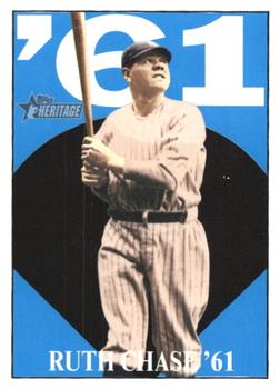 2010 Topps Heritage - Ruth Chase '61 #61BR13 Babe Ruth Front