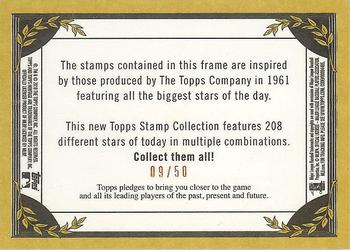 2010 Topps Heritage - Framed Dual Stamps #NNO Johnny Cueto / Zack Greinke Back
