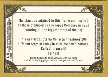 2010 Topps Heritage - Framed Dual Stamps #NNO Zack Greinke / Hanley Ramirez Back