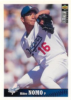 1997 Collector's Choice Los Angeles Dodgers #LA5 Hideo Nomo Front