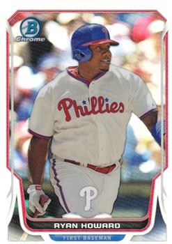 2014 Bowman Chrome - Refractor #122 Ryan Howard Front