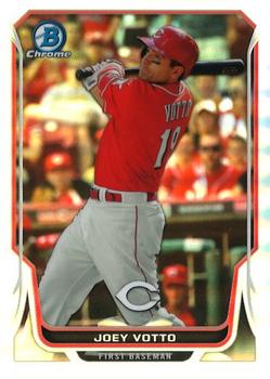 2014 Bowman Chrome - Refractor #126 Joey Votto Front