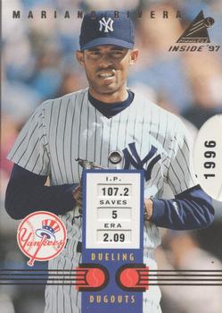 1997 Pinnacle Inside - Dueling Dugouts #17 Mariano Rivera / John Wetteland Front