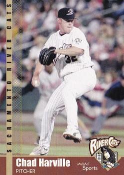 2002 MultiAd Sacramento River Cats #18 Chad Harville Front