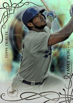 2015 Topps Tribute #89 Yasiel Puig Front