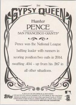 2015 Topps Gypsy Queen #261 Hunter Pence Back