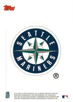 2002 Topps - Team Logo Stickers #NNO Seattle Mariners Front