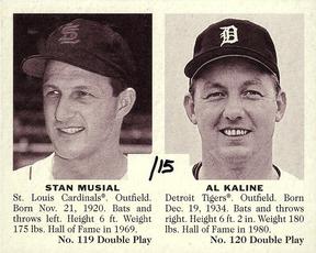 2007 Upper Deck Goudey - Double Play #119 Stan Musial / Al Kaline Front