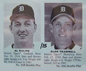 2007 Upper Deck Goudey - Double Play #105 Al Kaline / Alan Trammell Front