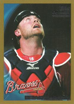 2010 Topps - Gold #320 Brian McCann Front