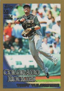 2010 Topps - Gold #389 Troy Tulowitzki Front