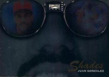 1997 Pinnacle - Shades #2 Juan Gonzalez Front