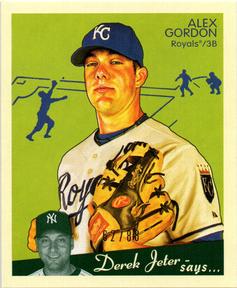 2008 Upper Deck Goudey - Mini Green Backs #89 Alex Gordon Front