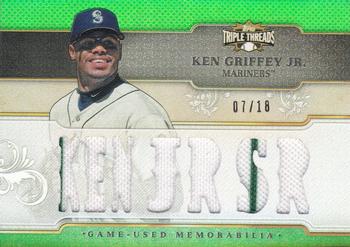 2014 Topps Triple Threads - Relics Emerald #TTR-KG1 Ken Griffey Jr. Front