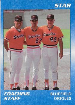 1989 Star Bluefield Orioles - Platinum #30 Mike Young / Jose Soto  / Chet Nichols  Front