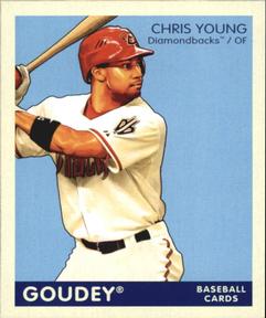 2009 Upper Deck Goudey - Mini Navy Blue Back #7 Chris B. Young Front