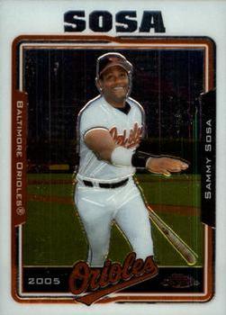 2005 Topps Chrome Updates & Highlights #UH1 Sammy Sosa Front