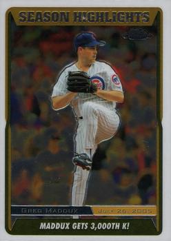 2005 Topps Chrome Updates & Highlights #UH217 Greg Maddux Front