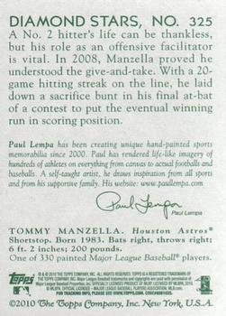 2010 Topps National Chicle #325 Tommy Manzella Back