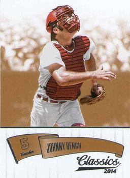 2014 Panini Classics #76 Johnny Bench Front