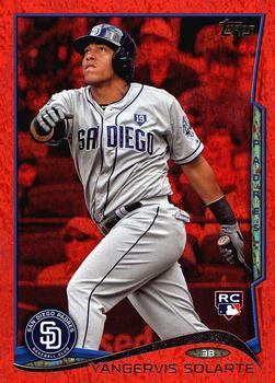 2014 Topps Update - Red Foil #US-17 Yangervis Solarte Front