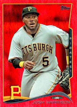 2014 Topps Update - Red Foil #US-80 Josh Harrison Front