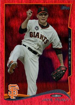 2014 Topps Update - Red Foil #US-143 Jake Peavy Front