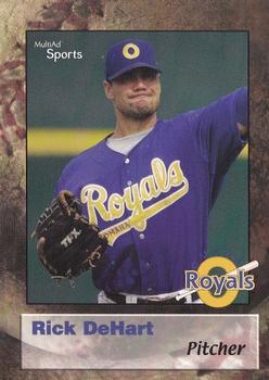 2002 MultiAd Omaha Royals #6 Rick DeHart Front