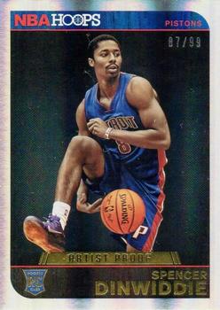 2014-15 Hoops - Artist's Proof #292 Spencer Dinwiddie Front