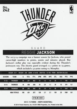 2014-15 Hoops - Artist's Proof Black #242 Reggie Jackson Back