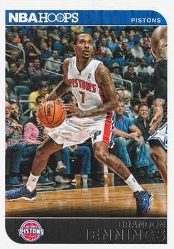 2014-15 Hoops - Red Back #87 Brandon Jennings Front