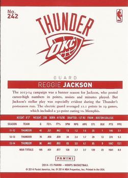 2014-15 Hoops - Red Back #242 Reggie Jackson Back