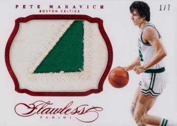 2013-14 Panini Flawless - Patches Ruby #12 Pete Maravich Front