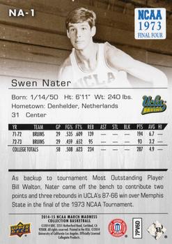 2014-15 Upper Deck NCAA March Madness #NA-1 Swen Nater Back