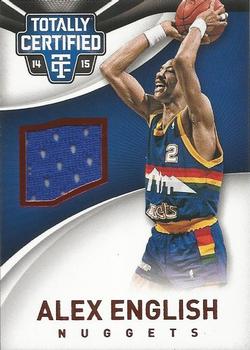 2014-15 Panini Totally Certified - Jerseys Red #2 Alex English Front