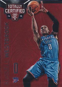 2014-15 Panini Totally Certified - Platinum Red #87 Russell Westbrook Front