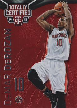 2014-15 Panini Totally Certified - Platinum Red #19 DeMar DeRozan Front