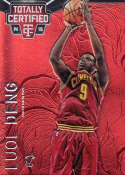 2014-15 Panini Totally Certified - Platinum Red #95 Luol Deng Front