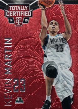 2014-15 Panini Totally Certified - Platinum Red #112 Kevin Martin Front