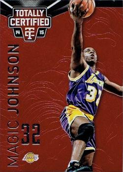 2014-15 Panini Totally Certified - Platinum Red #116 Magic Johnson Front