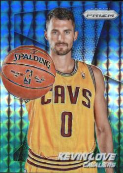 2014-15 Panini Prizm - Prizms Blue and Green Mosaic #106 Kevin Love Front