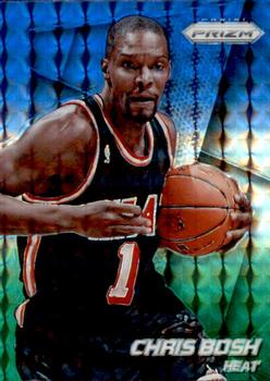 2014-15 Panini Prizm - Prizms Blue and Green Mosaic #119 Chris Bosh Front